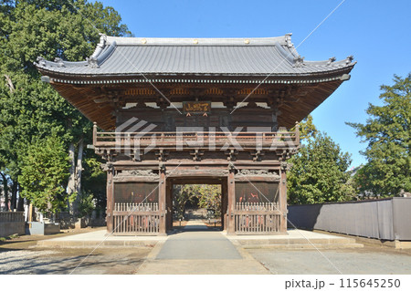 中山道鴻巣宿散歩:浄土宗 勝願寺 仁王門 中山道鴻巣宿散歩:浄土宗 勝願寺 仁王門 115645250