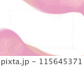 ラフな四角枠のあるピンク系ニュアンスカラーの背景 115645371