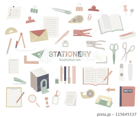 手描き風 文房具 かわいい 道具 セット イラスト ノート 勉強 学習 学校 生活雑貨 線なし 雑貨 手描き風 文房具 かわいい 道具 セット イラスト ノート 勉強 学習 学校 生活雑貨 線なし 雑貨 115645537