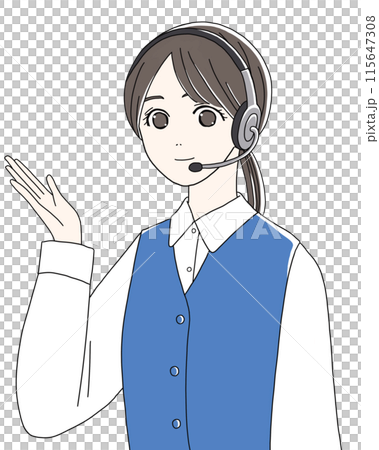 呼叫中心女士解釋 115647308