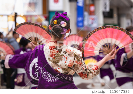 仙台青葉まつり すずめ踊り扇子 仙台青葉まつり すずめ踊り扇子 115647583