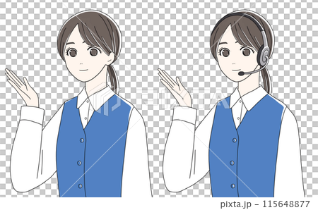 一組引導女性 115648877