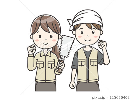 職業別人物イラスト85　Clip art of person by occupation 115650402