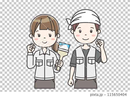 職業別人物イラスト87　Clip art of person by occupation 115650404