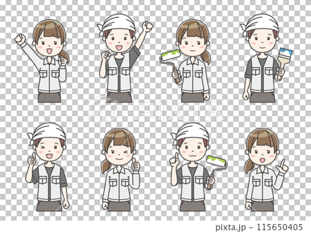 Clip art of person by occupation 88 115650405