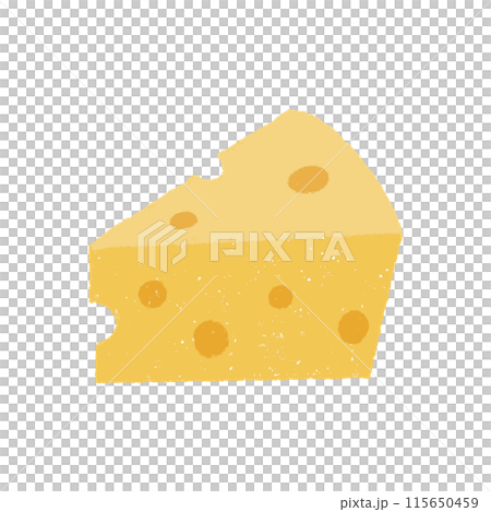 手描きのチーズのイラスト 115650459