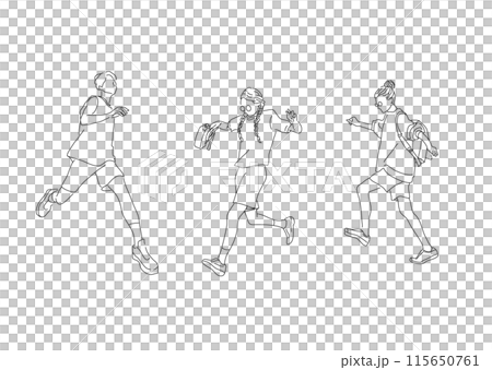 vector, vectors, walking 115650761