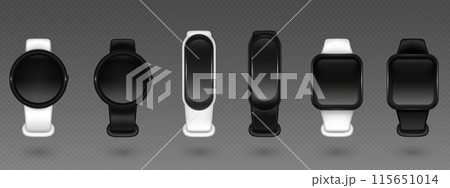 Smartwatch and fitness tracker bracelet. 115651014