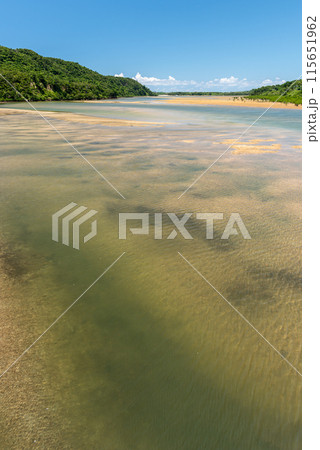 Clear waters river. Iriomote Island Clear waters river. Iriomote Island 115651962