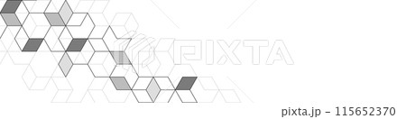 Abstract geometric background with isometric blocks, polygon shape pattern Abstract geometric background with isometric blocks, polygon shape pattern 115652370