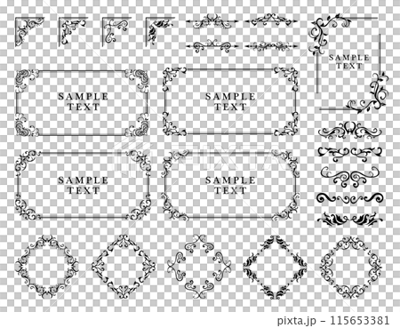 仿古復古框裝飾框 仿古復古框裝飾框 115653381