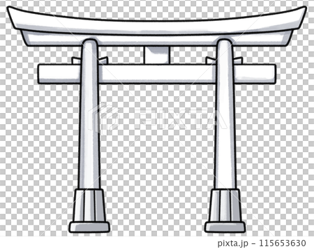 白色鳥居 115653630