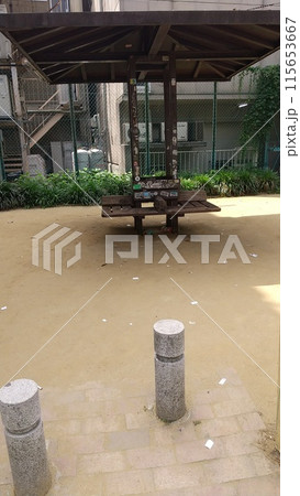 街中の公園、繁華街の中の公園 街中の公園、繁華街の中の公園 115653667