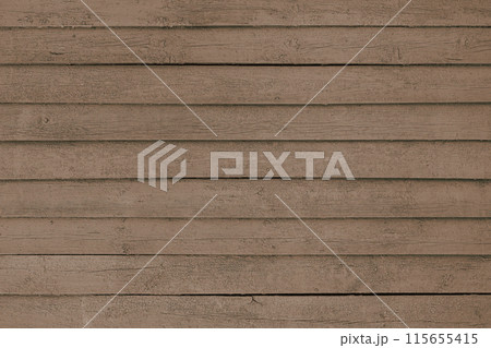 Distressed cracked wooden brown plank texture background 115655415