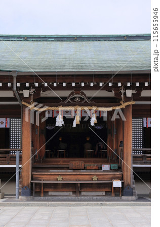 防府天満宮の拝殿 115655946