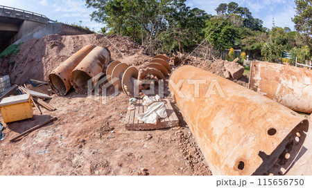 Bridge Construction Foundation Steel Column Mold Insert Tools Bridge Construction Foundation Steel Column Mold Insert Tools 115656750