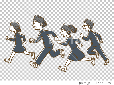 學生跑步 學生跑步 115659029