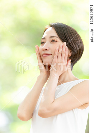 ビューティー さわやか 女性 ビューティー さわやか 女性 115659971