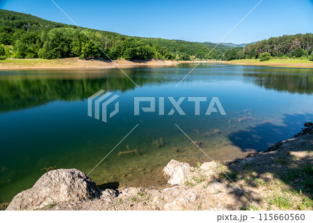 Bor Lake (Borsko jezero), artificial lake in eastern Serbia near the city of Bor Bor Lake (Borsko jezero), artificial lake in eastern Serbia near the city of Bor 115660560