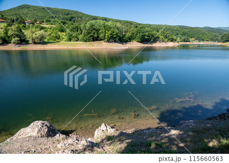 Bor Lake (Borsko jezero), artificial lake in eastern Serbia near the city of Bor 115660563