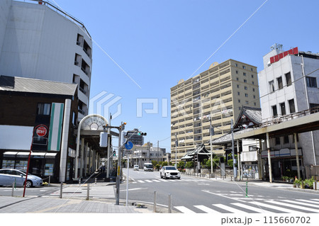 千葉県 木更津駅西口周辺の街並み 115660702