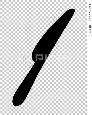 簡單的刀插畫素材 115660864