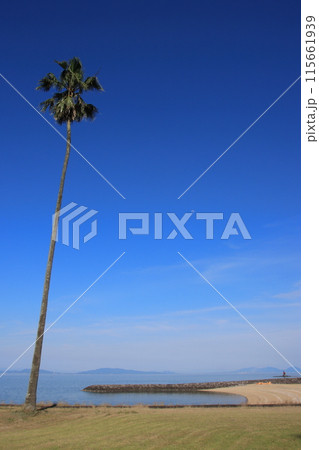 【佐賀県】月の引力が見える町、太良町から望む絶景の有明海 115661939