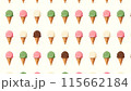 ポップなアイスクリームパターン 115662184