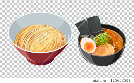 つけ麺のイラスト 115662591