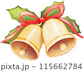 Christmas Bell Watercolor Isolated	 115662784