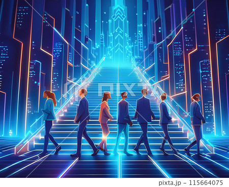 Climbing Stairs to Success: Archieving Professional Goals and Career Growth Climbing Stairs to Success: Archieving Professional Goals and Career Growth 115664075