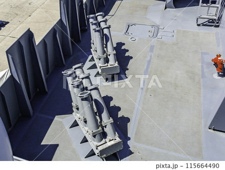 護衛艦さみだれ　6連装デコイ発射機　岡山県倉敷市 115664490