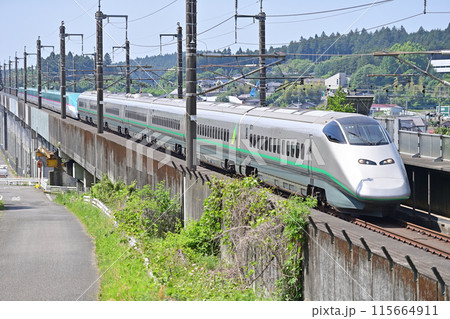 東北本線　宇都宮ー那須塩原　JR東日本　E3系　L65編成（山形）　つばさ 115664911