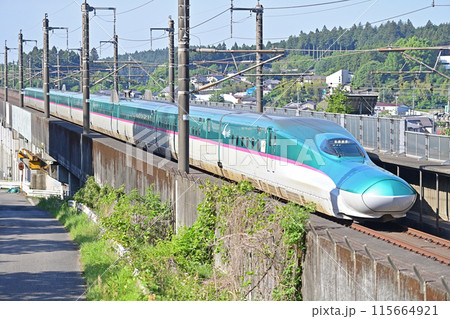 東北本線 宇都宮ー那須塩原 JR東日本 E5系 U27編成(仙台) はやぶさ やまびこ なすの 東北本線 宇都宮ー那須塩原 JR東日本 E5系 U27編成(仙台) はやぶさ やまびこ なすの 115664921
