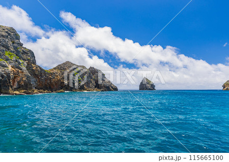 小笠原諸島 海と青い空 小笠原諸島 海と青い空 115665100