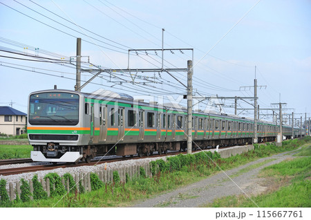 高崎線 行田ー熊谷 JR東日本 E231系1000番台 U589編成(小山) 高崎線 行田ー熊谷 JR東日本 E231系1000番台 U589編成(小山) 115667761