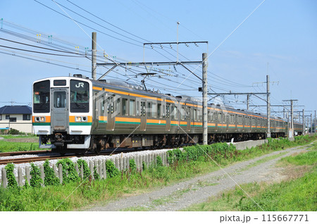高崎線　行田ー熊谷　JR東日本　211系　C5編成（高崎） 115667771