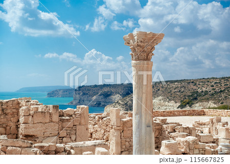 Kourion archaeological site. Limassol District, Cyprus Kourion archaeological site. Limassol District, Cyprus 115667825