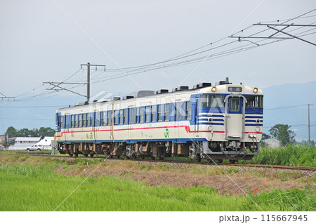 磐越西線　堂島ー会津若松　JR東日本　キハ47-189+キハ47-1514（新津） 115667945