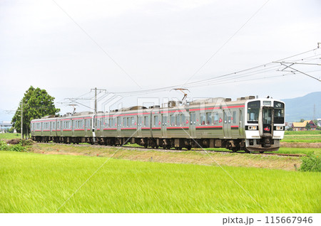 磐越西線　広田ー会津若松　JR東日本　719系　H-15+H-11編成（仙台） 115667946