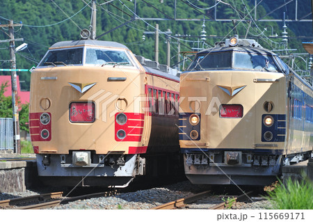 磐越西線　川桁　JR東日本　583系　N-1+N-2編成　A-1+A-2編成（仙台）　あいづ 115669171