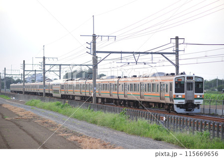 高崎線　岡部ー深谷　JR東日本　211系　C4編成（高崎） 115669656