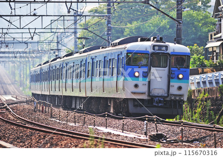 中央本線　四方津ー上野原　JR東日本　115系　C14編成（長野） 115670316