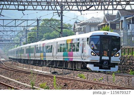 中央本線　四方津ー上野原　JR東日本　E257系　M-107編成（松本）　あずさ　かいじ 115670327