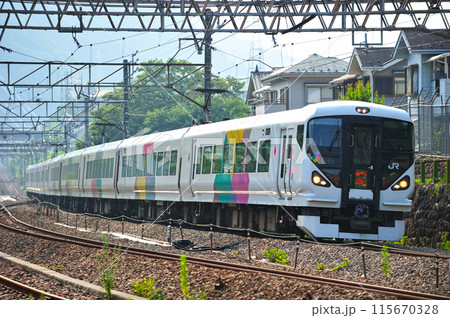 中央本線　四方津ー上野原　JR東日本　E257系　M-105編成（松本）　あずさ　かいじ 115670328
