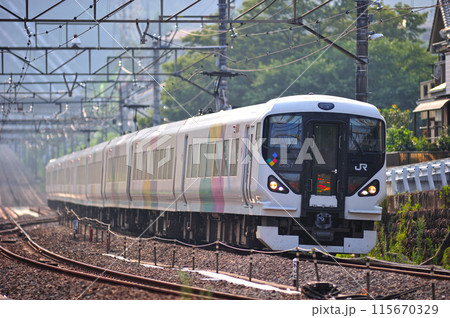 中央本線　四方津ー上野原　JR東日本　E257系　M-106編成（松本）　あずさ　かいじ 115670329