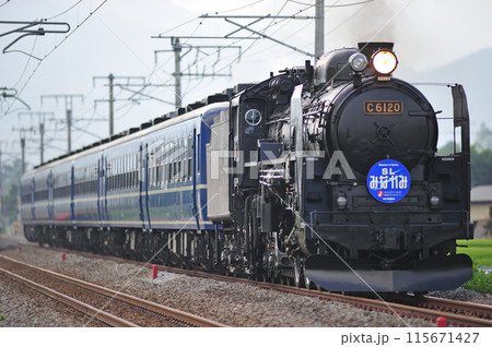 上越線　後閑ー沼田　JR東日本　C61-20＋12系（高崎）　SLみなかみ 115671427