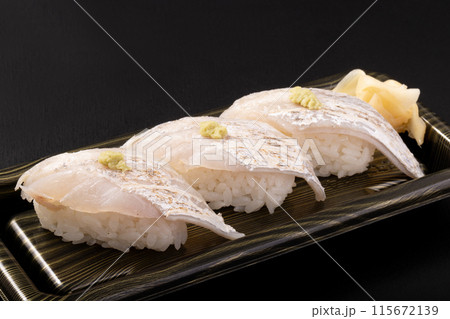 太刀魚(たちうお) 握り(炙り) 太刀魚(たちうお) 握り(炙り) 115672139