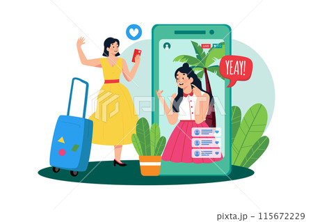 Traveler seeks recommendations and connects. Traveler seeks recommendations and connects. 115672229