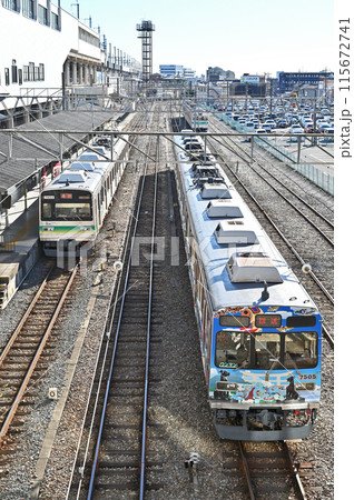 鉄道　私鉄：秩父鉄道　熊谷駅 115672741